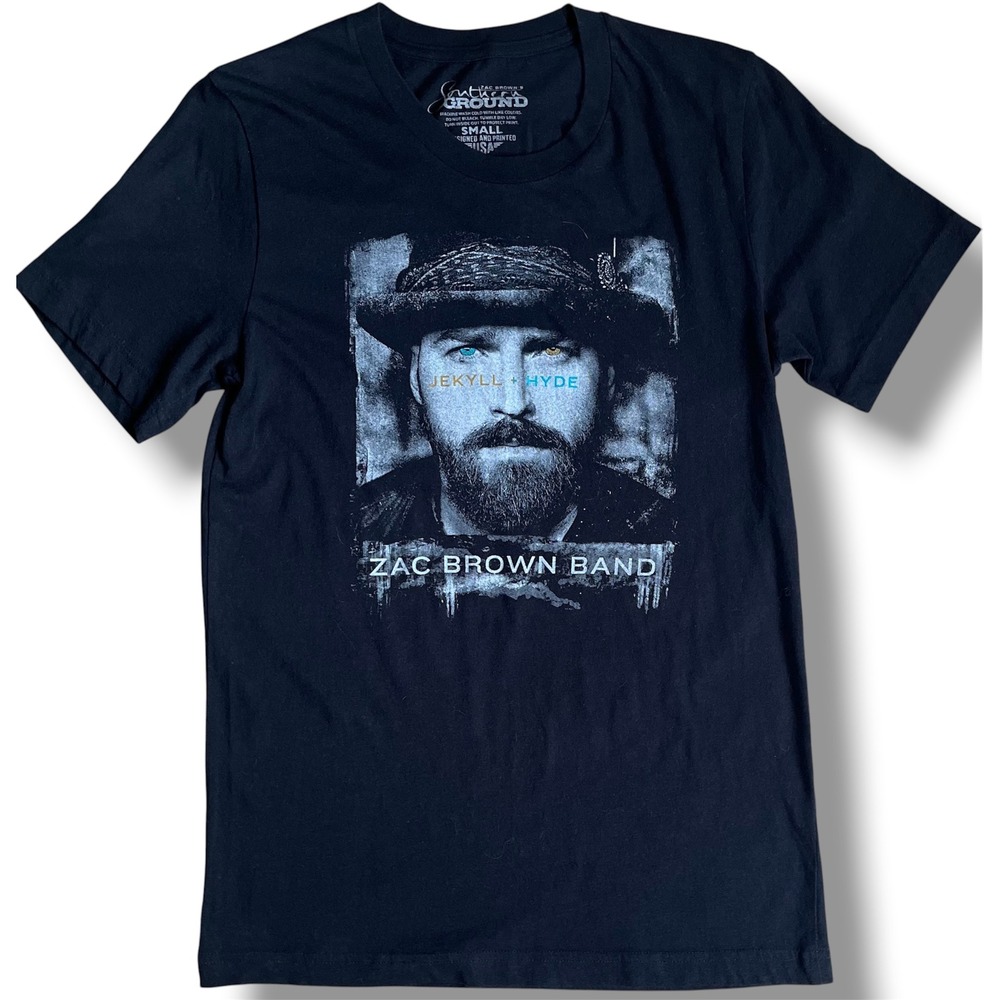 Zac Brown Band 2015 Jekyll + Hyde Tour T-Shirt Black‎ Small Southern Ground USA